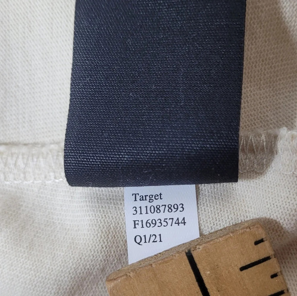 Who What Wear Cream Cottagecore Cotton Maxi Dress sz L - Picture 8 of 9